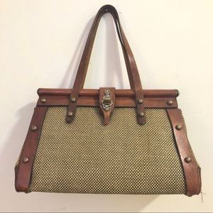Vintage John Romain leather handbag